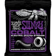Ball Power Slinky Kobalt Elektro Gitar Telleri, Ölçü 11-48