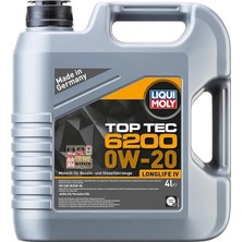 Moly Top Tec 6200 0W-20 4 Lt Motor Yağı