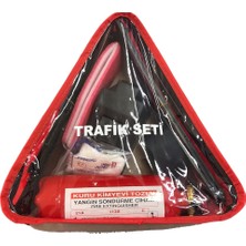 Seti ve Kuru Kimyevi Tozlu%40 Map Abc Araç Yangın Söndürme Tüpü 1 kg