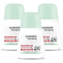 3'lü Mineral Magnezyum Ultra Kuru Roll-On Deodorant Seti