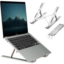 Dizüstü Bilgisayar Standı, MacBook Dizüstü Bilgisayar Tutacağı, Ayarlanabilir Ergonomik Katlanabilir Taşınabilir Alüminyum Stand, MacBook iPad Tablet, Dizüstü Tablet E-Kitap Yükselticisi,