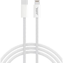 Labs BL74 Örgülü 60W 1.2m Data ve Şarj Kablosu, Bükülmeye Dayanıklı, Hızlı Şarj (Type-C To Lightning)