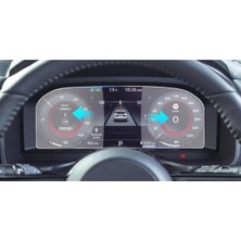 Gösterge 9h Nano Ekran Koruyucu 2024-2025 Nissan Qashqai 12.3 Inç ile Uyumlu