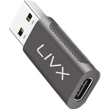 Type C To USB 3.0 Çevirici Dönüştürücü Otg Adaptör Lva-Otgcf