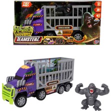 Sesli ve Işıklı Teamsterz  Monster Moverz Gorilla Rescue Oyun Seti