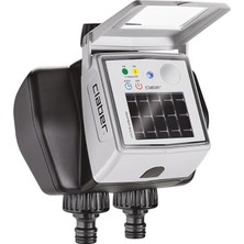 8498 Dual Myaquasolar, 2 Çıkışlı Otomatik Tımer-Sulama Zamanlayıcısı