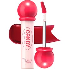 A'pieu The Pure Candy Tint No.01 Cherry Krem Dudak Makyaj Ürünü Parlak Bitişli Dolgunlaştırıcı Etki