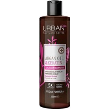 Care Argan Oil & Keratin Besleyici ve Kırılma Karşıtı Saç Bakım Şampuanı, 350 Mililitre, Vegan