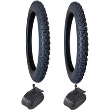 Jant Bisiklet Ön - Arka Iç ve Dış Lastik Seti (16 x 1.95) Ekonomik Seri Lastik