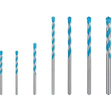 7 x Expert Cyl-9 Multiconstruction Matkap Seti (Beton, Yumuşak Fayans, Ø 5-10 Mm, Profesyonel Aksesuar, Darbeli Matkap/tornavida, Matkap/tornavida)
