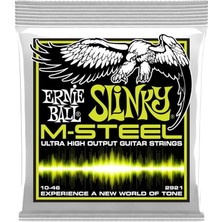 Ball P02921 Normal Slinky M-Çelik Elektro Gitar Telleri, Ölçü 10-46