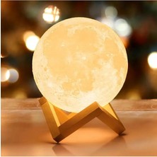 3D Ay Gece Lambası Dekoratif Küre LED 3D Ay Lambastandlı 3D Ay Gece Lambası Dekoratif Küre LED 3D Ay Lamba