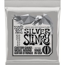 Ball John Mayer Silver Slinky Nickel Wound Elektro Gitar Telleri 10,5-47 Ölçü