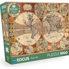 Focus 1000 Parça - Old World Map (Eski Dünya Haritası)