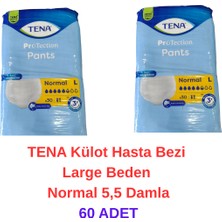 Tena Külot Hasta Bezi Normal 5,5 Damla Large Beden - 60 Adet