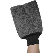 Tech Premium Mikrofiber Yıkama Eldiveni Gri