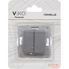Novella Trenda Füme Mekanizma+Düğme Kapak Çabuk Bağlantı Işık Komütatör