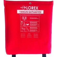 LR-FB2020C Yangın Battaniyesi 200CM x 200CM, Yangın Battaniyesi 200X200 Çantalı (1)