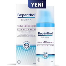 Derma Yoğun Nemlendirici Gece Bakım Kremi (50 Ml)