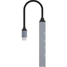 Wlue Pd 100W 5in1 Type-C To USB Çoklayıcı Çevirici Hub 5 Port / 2xusb / 3xtype-C