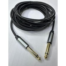 Metre 6.3 mm Mono Amfi Kablosu 5 Metre 6.3 mm To 6.3 mm Kablo