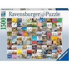 160075 99 Bisiklet Yetişkin Puzzle, 1500 Parça, Çok Renkli