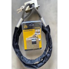 2 Metre 10 mm Kesilmez Çelik Halat Motosiklet Bağlama Halat Motosiklet Zincir Kılıflı