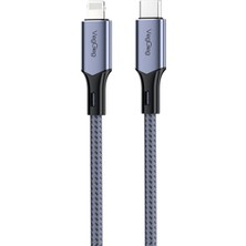 27W 3A USB Type-C To Lightning iPhone iPad Hızlı Şarj ve Data Kablosu 1.2 Metre