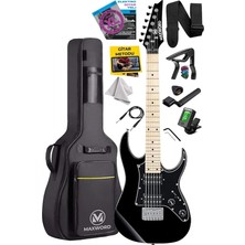 DE-150BK Maple Klavye Hh Manyetik Yüksek Kaliteli Elektro Gitar Seti