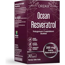 Ocean Resveratrol 200 Mg 30 Kapsül Polygonum Cuspidatum Ekstresi Türkiye Menşeli
