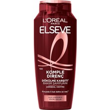 Paris Elseve Komple Direnç Dökülme Karşıtı Şampuan 300 ml Sade İçerik ile Saç Dökülmesine Karşı Etkili