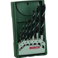 Professional Accessories Ahşap Matkap Uçu, Yeşil, 7 Adet
