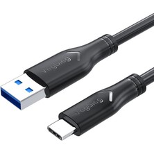 USB 3.0 To Type-C 60W 10GBPS Data ve Şarj Kablosu 50 cm