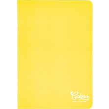 Colors A4 60 Yaprak Çizgili Defter, Sarı