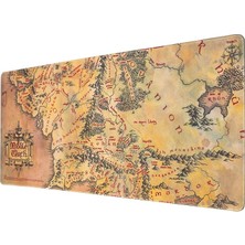 Erik Yüzüklerin Efendisi Xxl Oyun Fare Altlığı - Kaymaz ve Su Geçirmez Büyük Mouse Pad - Pc Aksesuarı Yazı Masası Altlığı