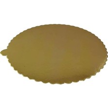 Marifetlerim - Altın Rengi Karton Pasta Altlığı 28 cm 1 Adet