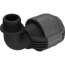 Sprinkler Sistemi L Parça Dış Dişli: Boru Ucuna Bağlantı Için Bağlantı Parçası, 25 mm x 3/4 Inç, Quick&easy Bağlantı Teknolojisi, Kendinden Contalı Dişli Bağlantı (2781-20)