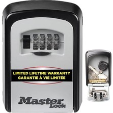 Lock Duvar Montajı Için Sayı Kombinasyonlu Kilitli Kasa/kilitli Kasa, Gri/siyah, Anahtarınızı Başkalarıyla Güvenle Paylaşmak Için – 163 Cm3, Duvar Askısı, Dış Mekan, 11,9 x 8,5 x 3,6 cm
