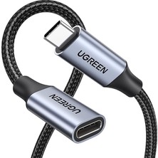 Gen2 100 W Thunderbolt 3 Type-C To Type-C Örgülü Uzatma Kablosu 1 Metre