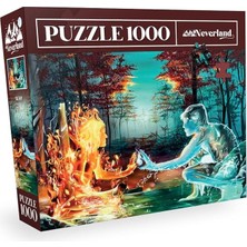 1000 Parça Puzzle - Fıre And Water (Ateş ve Su)