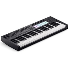 Launchkey 49 [mk4] 49 Tuşlu Yarı Ağırlıklı, Usb, Mıdı Klavye Kontrolörü, Daw Entegrasyonu ile Akor ve Ölçek Modları, 8 Davul Pedi ve Arpejjatör, Müzik Prodüksiyonu Için Yazılım Paketi Dahil