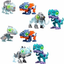 Silverlit Biopod Cyberpunk Dinozor Robot Sürpriz Paket Çocuklar İçin Işıklı ve Sesli Robot Oyun Seti