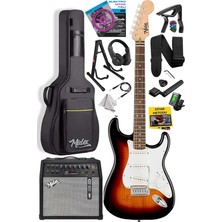 RPH-30SB-50AMP Gül Klavye Sss 50W Amfili Elektro Gitar Seti