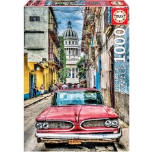 Puzzle 1000 Parça Vintage Car In Old Havana 16754