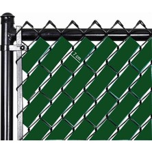 Örgü Tel Koruma, Kapatma, Gizlilik Bantları, Pvc Çit Şeridi (50 Metre) (Yeşil, 7 Cm)