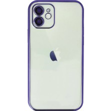 Akmanora Newface Apple iPhone 11 Kılıf Razer Lensli Silikon - Mor
