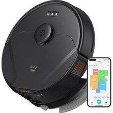 By Anker Clean X8 Pro Robot Süpürge, 2X4000 Pa Emiş Gücü, Patentli Aktif Dolaşmayı Önleyen™ Rulo Fırça, Ipath™ Lazer Navigasyon T2266 Siyah