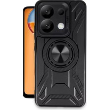 Akmanora Newface Xiaomi Redmi Note 13 4g Kılıf Lincoln Silikon - Siyah