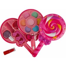 Pretty Pinky Lolipop Şekilli 2 Katlı Makyaj Güzellik Seti