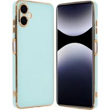 Akmanora Newface Samsung Galaxy A06 Kılıf Volet Silikon - Açık Yeşil